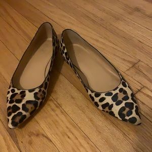 JCrew leopard print flat
